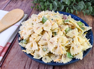 >Cheddar Bacon Ranch Pasta Salad Photo 1